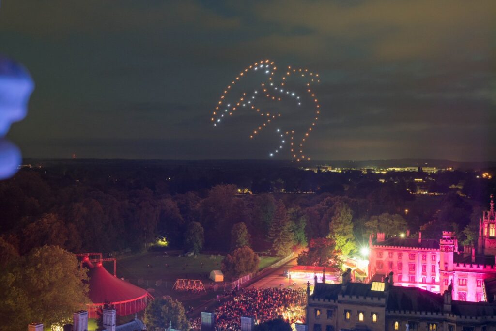 St John's College, Cambridge University May Ball Drone Show