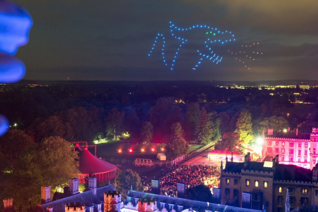 St John's College, Cambridge University May Ball Drone Show