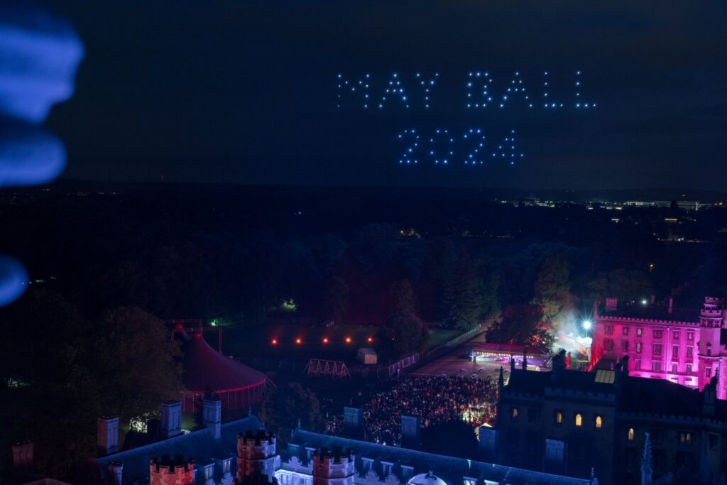 St John's College, Cambridge University May Ball Drone Show