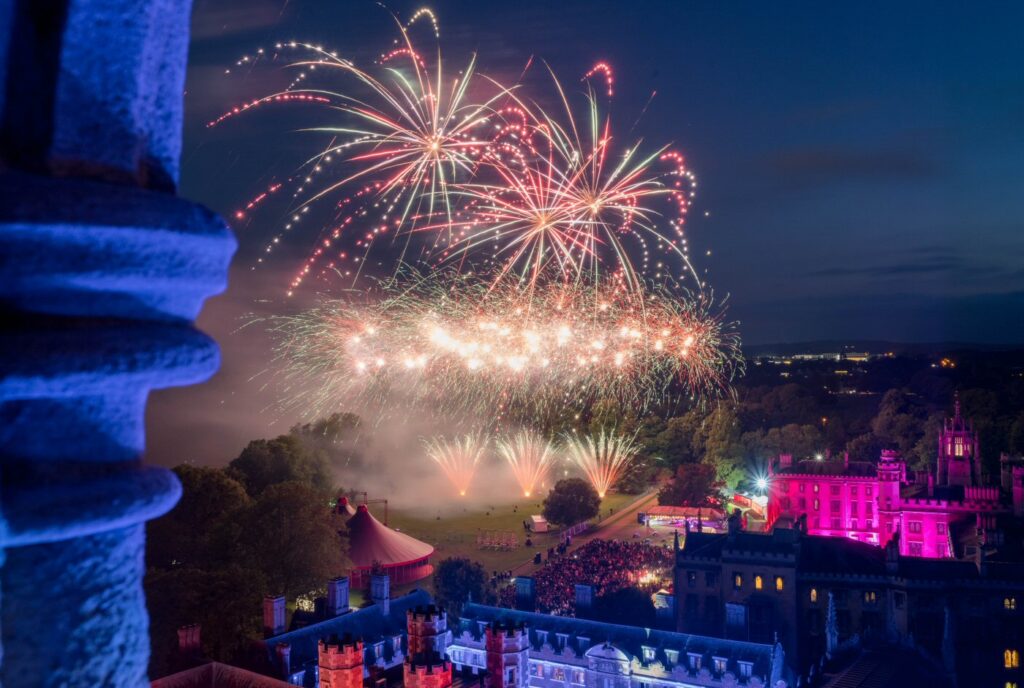 St John's College, Cambridge University May Ball Fireworks