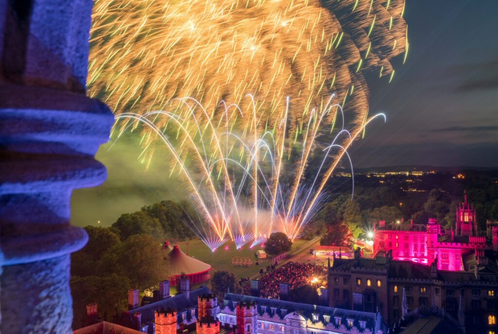 St John's College, Cambridge University May Ball - Fireworks