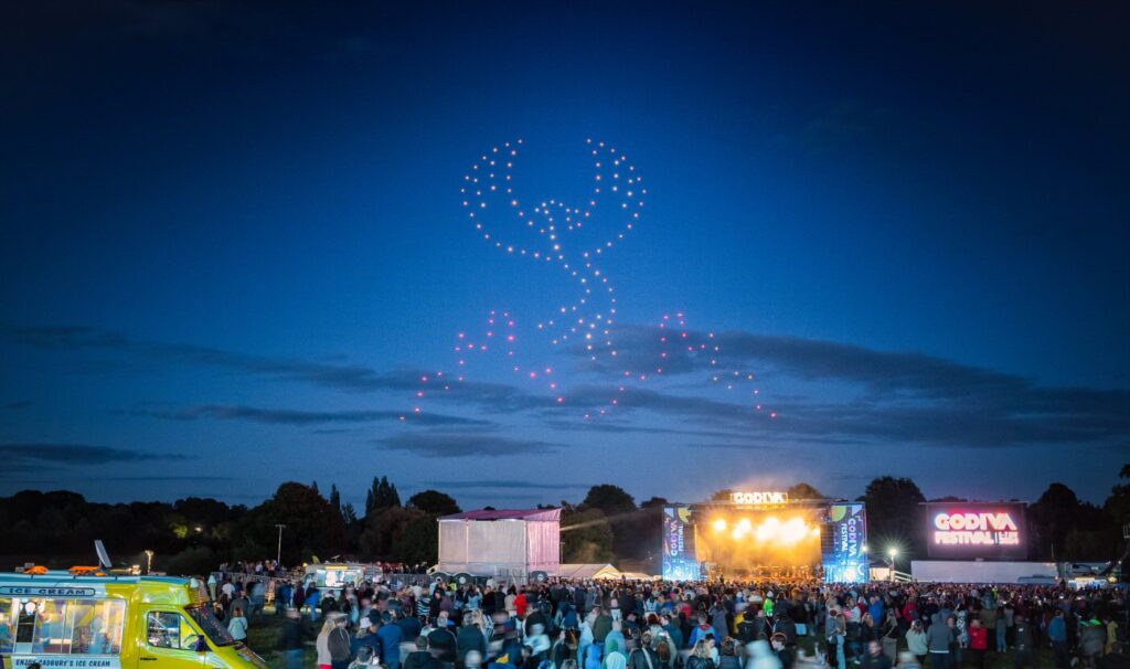 Godiva Drone Light Show