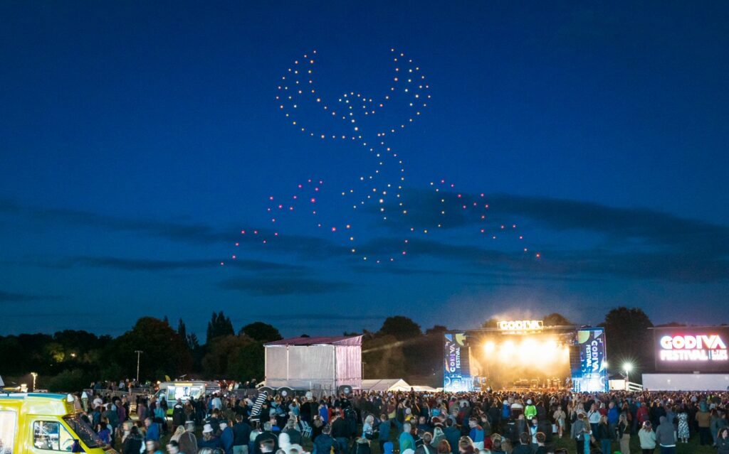 Godiva Drone Light Show