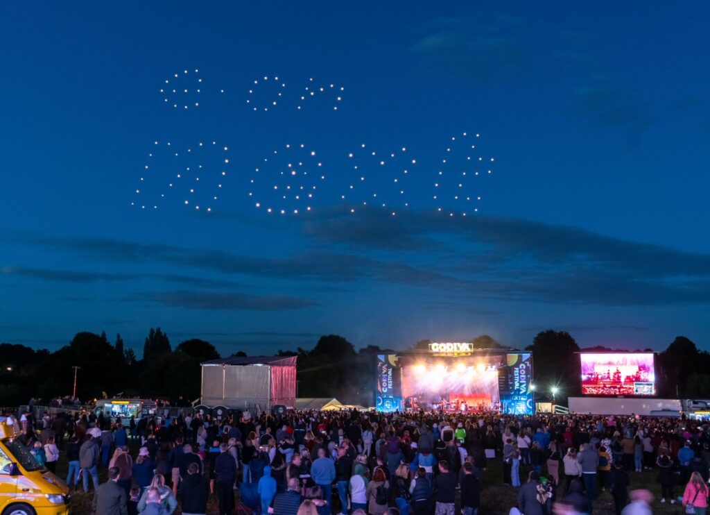 Godiva Drone Light Show