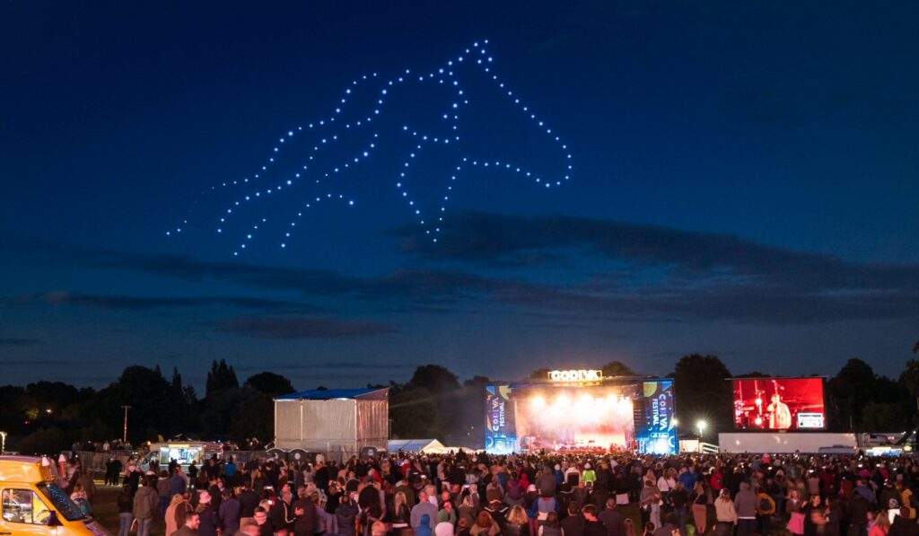 Godiva Drone Light Show