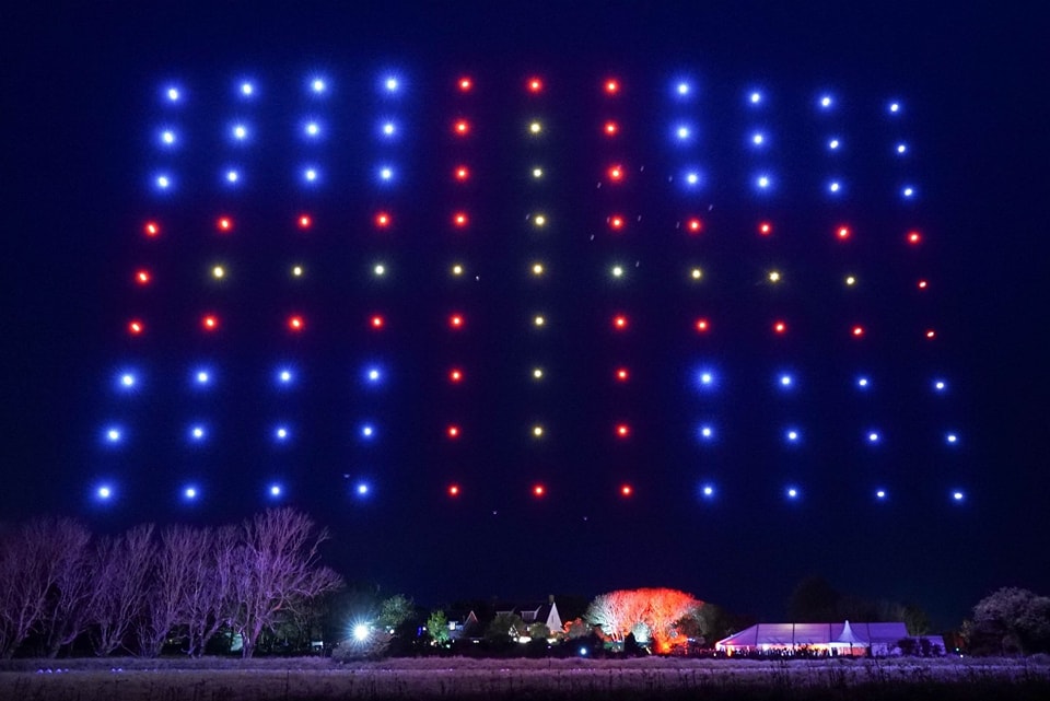 drone show guernsey