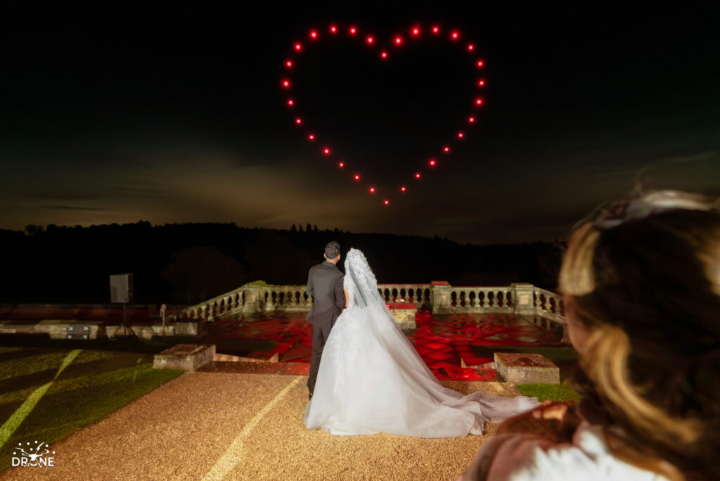 Osmaston Park Wedding Drone Light Show